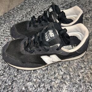 New Balance Kids Black and White Sneakers